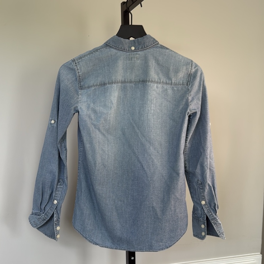 J Crew the perfect shirt button down shirt XXS - Picture 2 of 2
